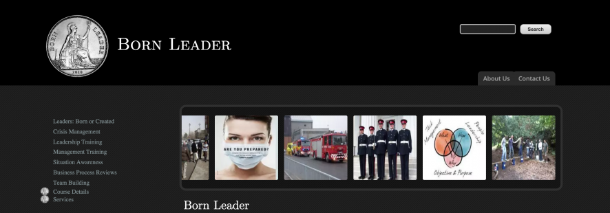 Born Leader Website Image